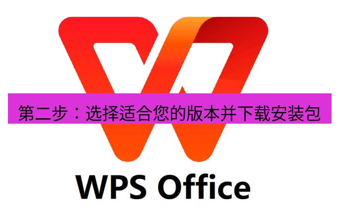 wps 第二步：选择适合您的版本并下载安装包