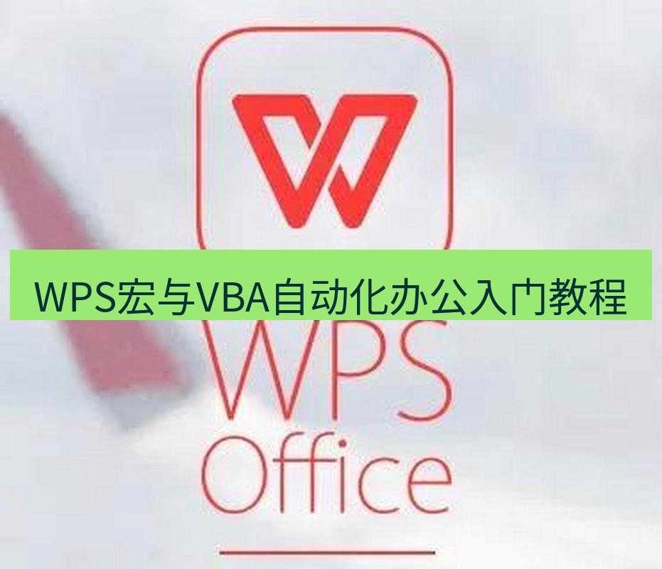 wps WPS宏与VBA自动化办公入门教程