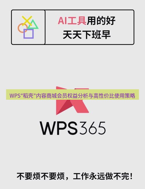 wps WPS“稻壳”内容商城会员权益分析与高性价比使用策略