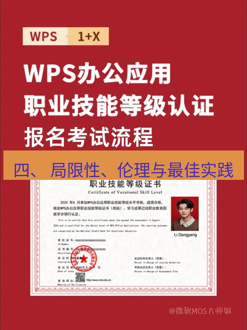 wps 四、 局限性、伦理与最佳实践