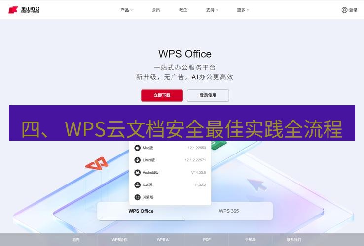 wps 四、 WPS云文档安全最佳实践全流程