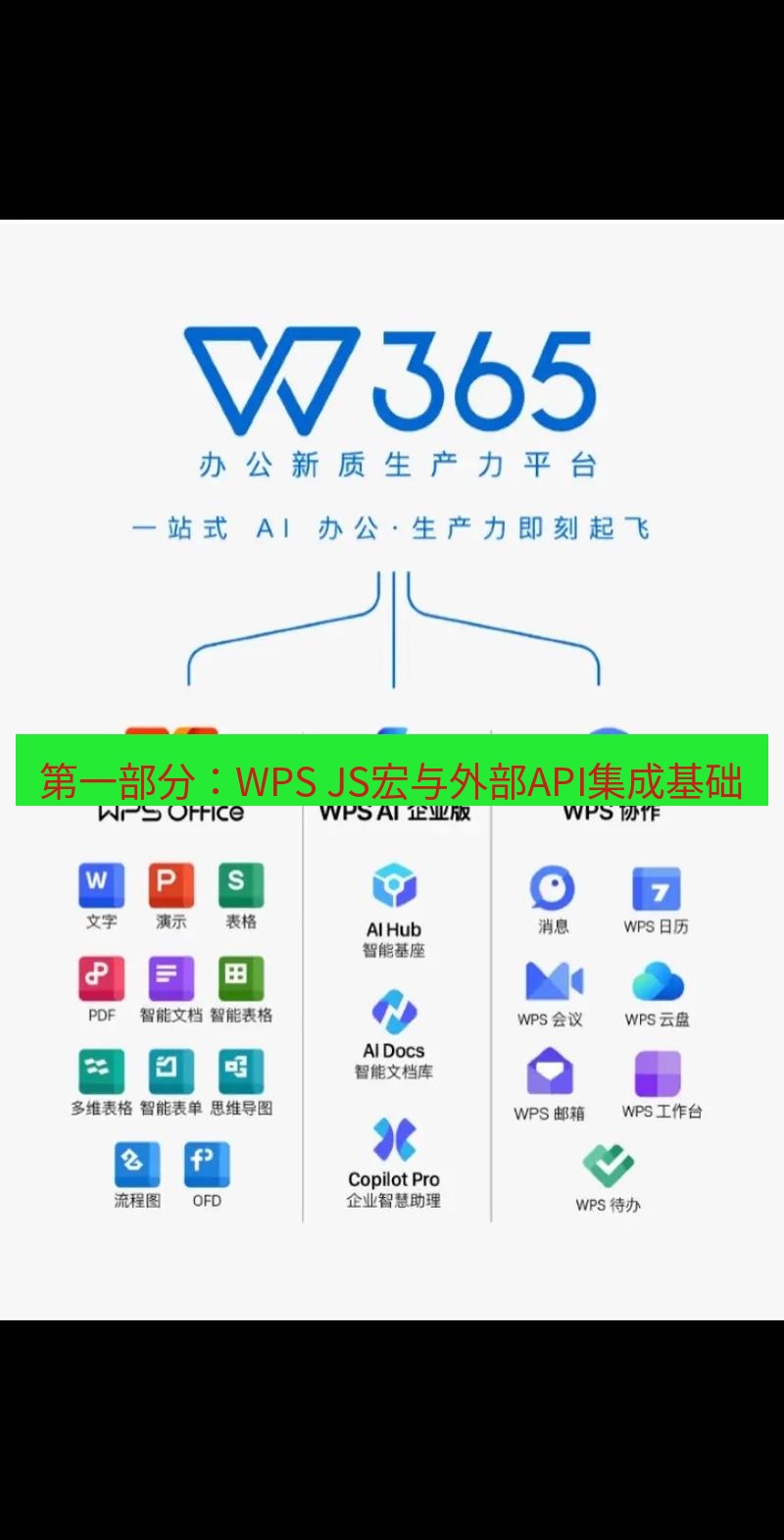 wps 第一部分：WPS JS宏与外部API集成基础