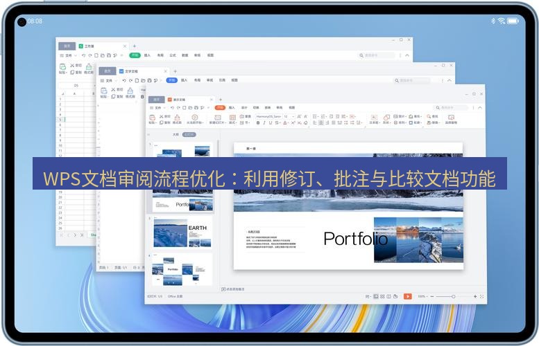 wps WPS文档审阅流程优化：利用修订、批注与比较文档功能