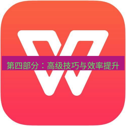 wps 第四部分：高级技巧与效率提升