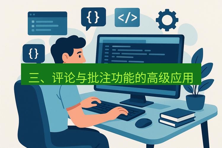 wps 三、评论与批注功能的高级应用