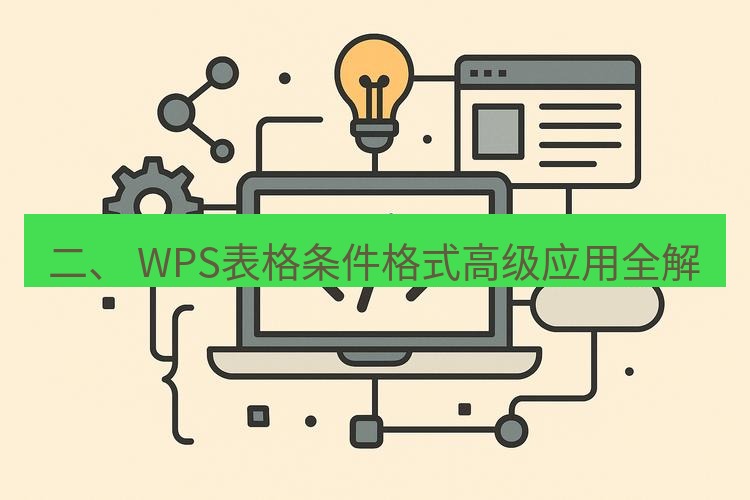 wps 二、 WPS表格条件格式高级应用全解