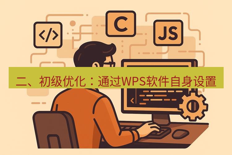 wps 二、初级优化：通过WPS软件自身设置