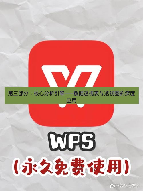 wps 第三部分：核心分析引擎——数据透视表与透视图的深度应用