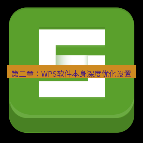 wps 第二章：WPS软件本身深度优化设置