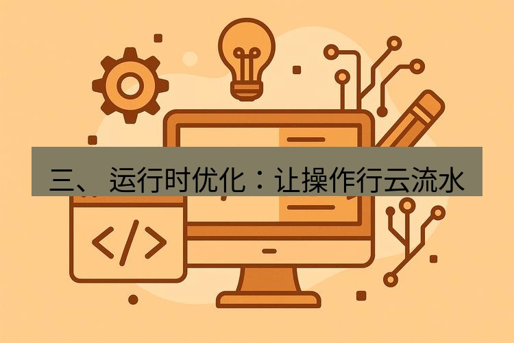 wps 三、 运行时优化：让操作行云流水
