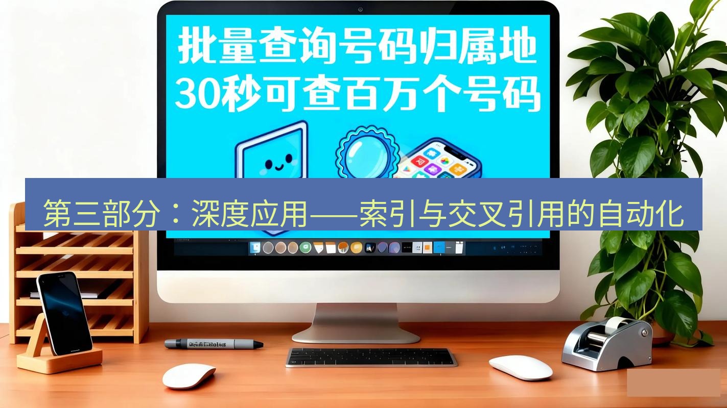 wps 第三部分：深度应用——索引与交叉引用的自动化