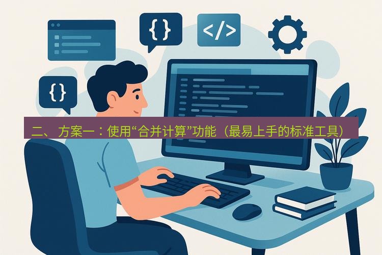 wps 二、 方案一：使用“合并计算”功能（最易上手的标准工具）