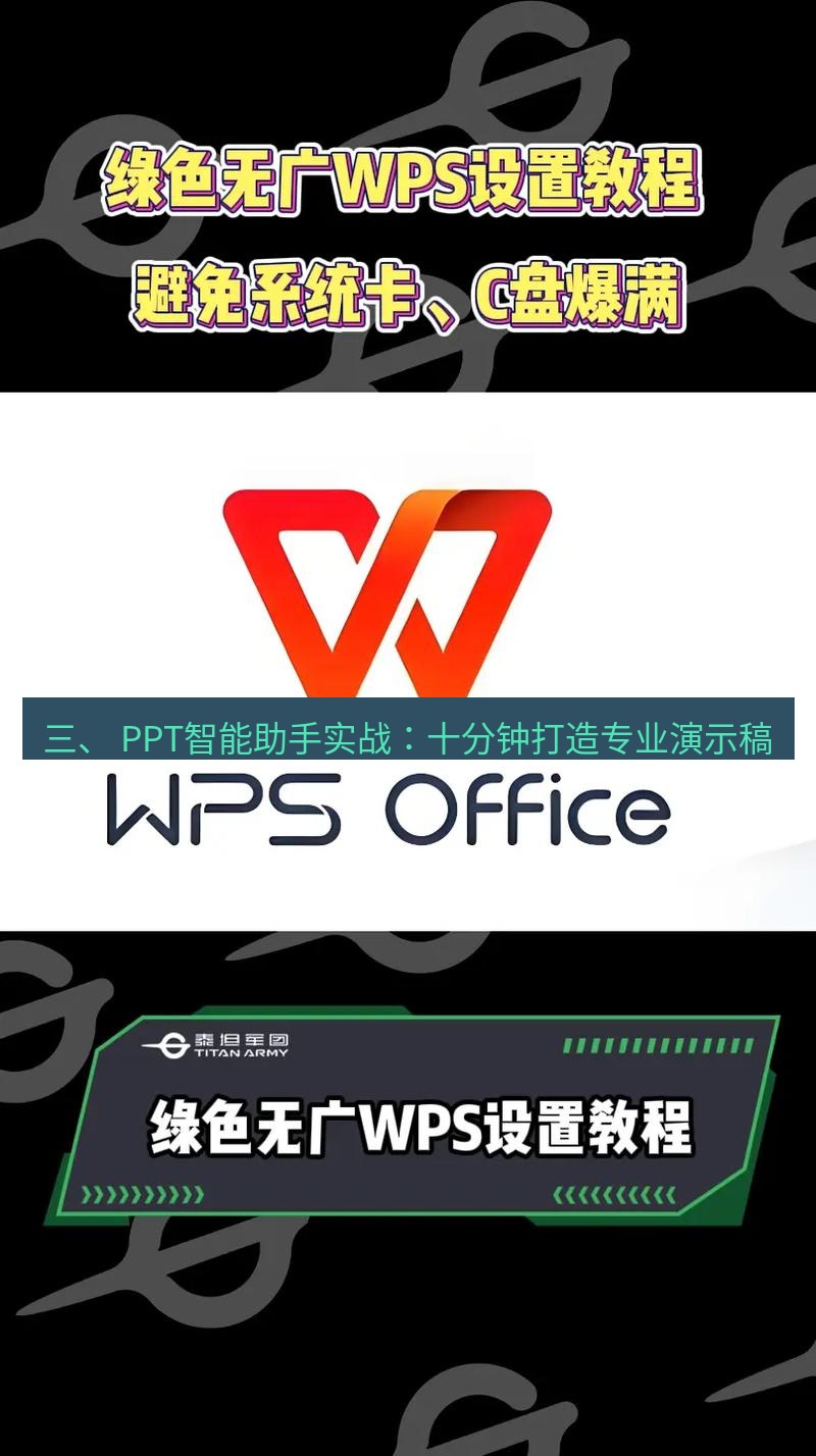 wps 三、 PPT智能助手实战：十分钟打造专业演示稿