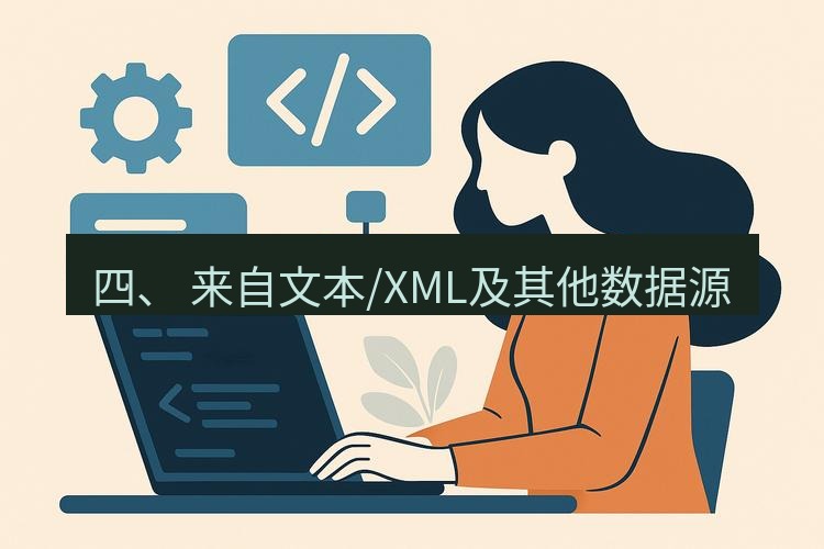 wps 四、 来自文本/XML及其他数据源