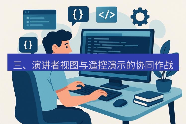 wps 三、演讲者视图与遥控演示的协同作战