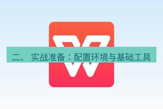 wps 二、 实战准备：配置环境与基础工具